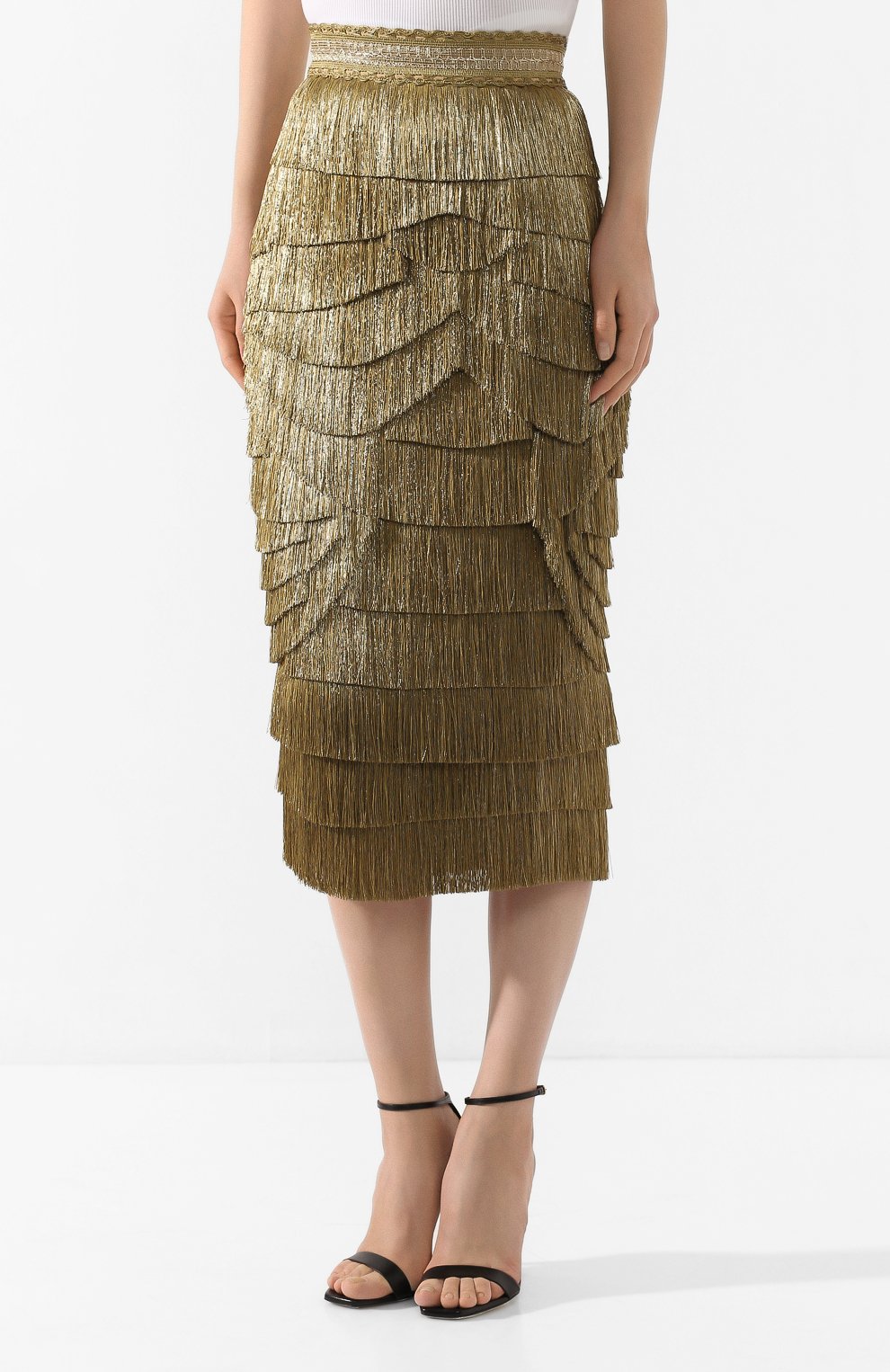 Шелковая юбка DOLCE & GABBANA, арт. F4BUUZ/GDU61, фото 3