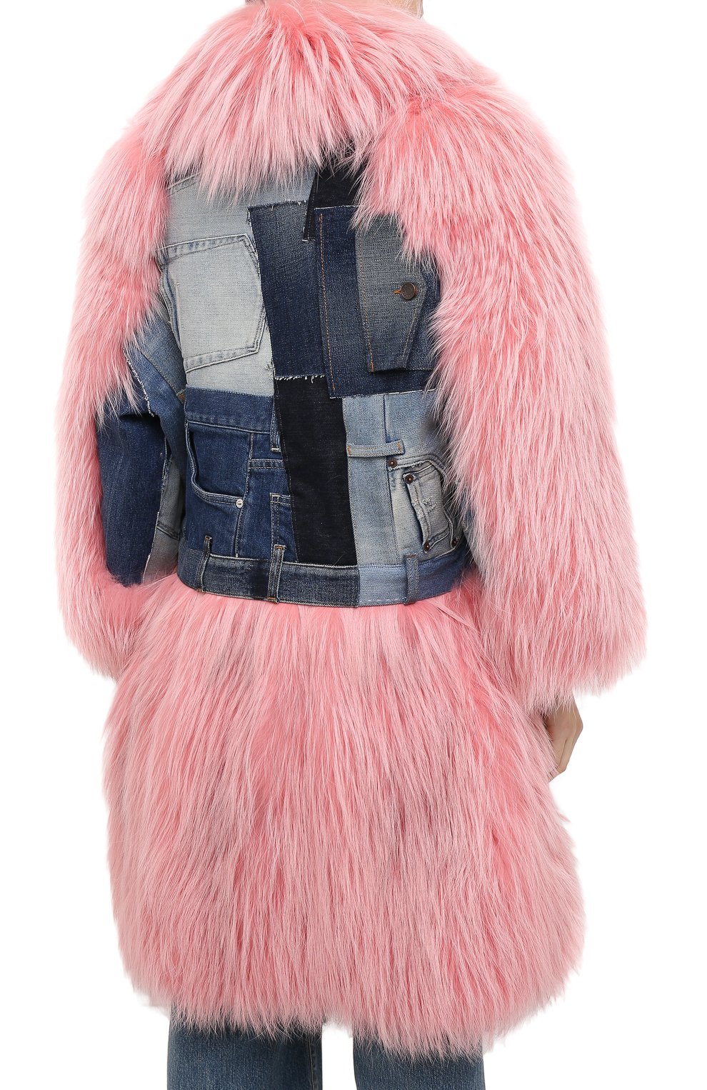 Комбинированная шуба DOLCE & GABBANA, арт. F0W22F/GDK05, фото 4