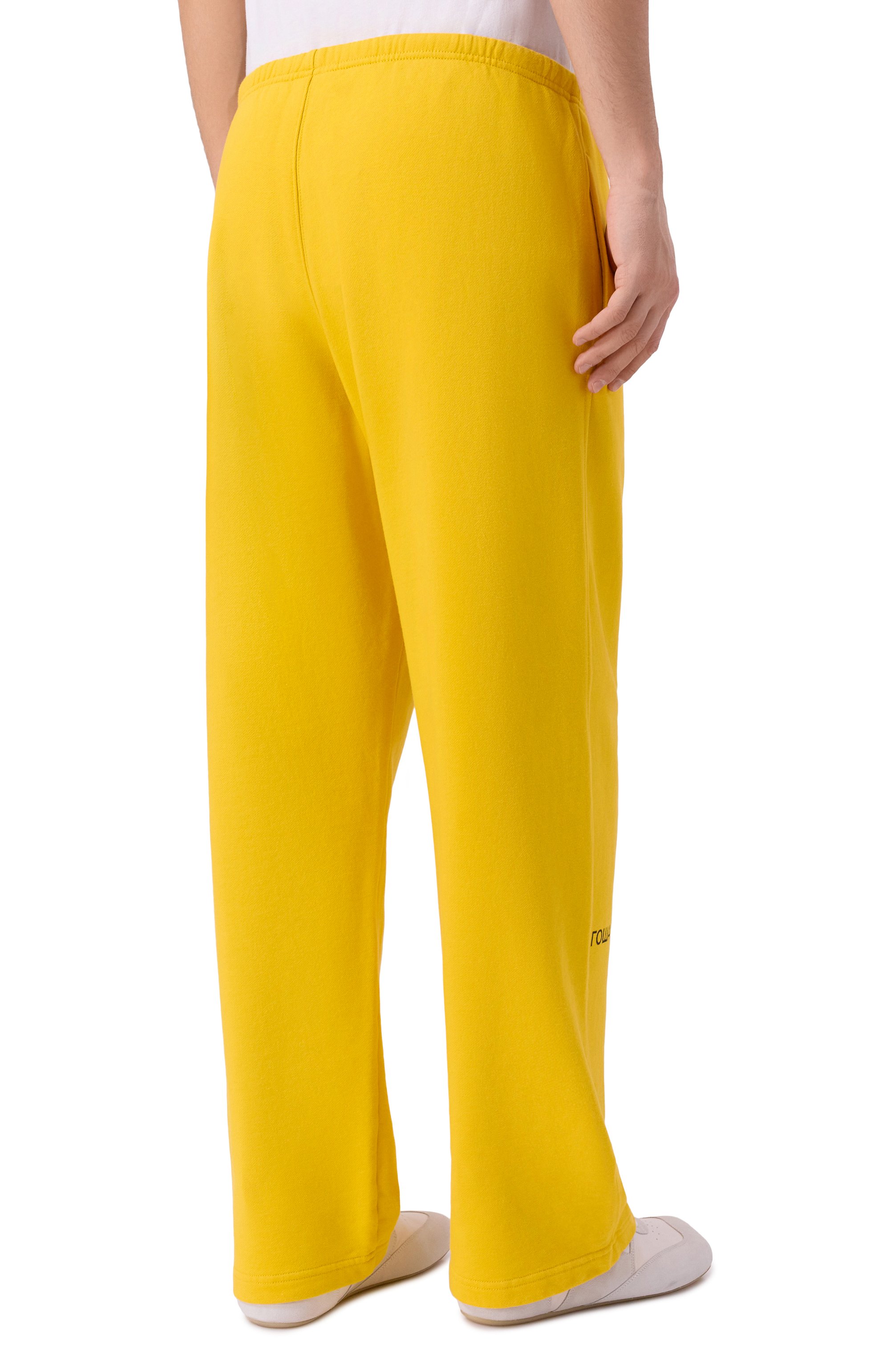 Хлопковые брюки ГОША РУБЧИНСКИЙ, арт. SWP_0301_YELLOW, фото 4