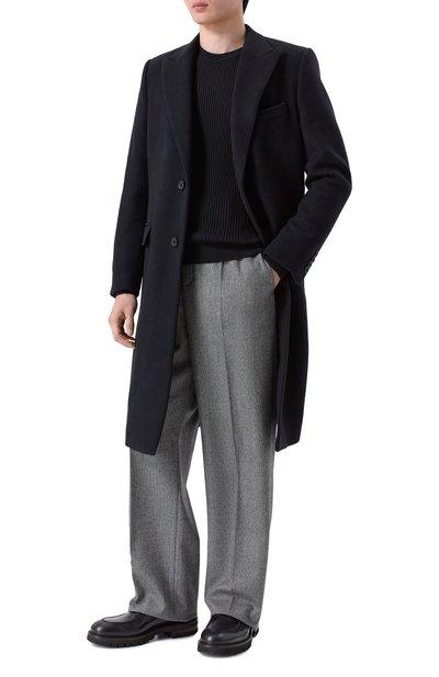 Шерстяные брюки SAINT LAURENT, арт. 844153/Y5H54, фото 2