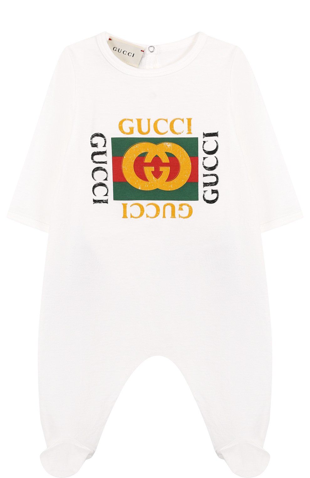 Хлопковая пижама с принтом GUCCI, арт. 497847/X3L91, фото 1