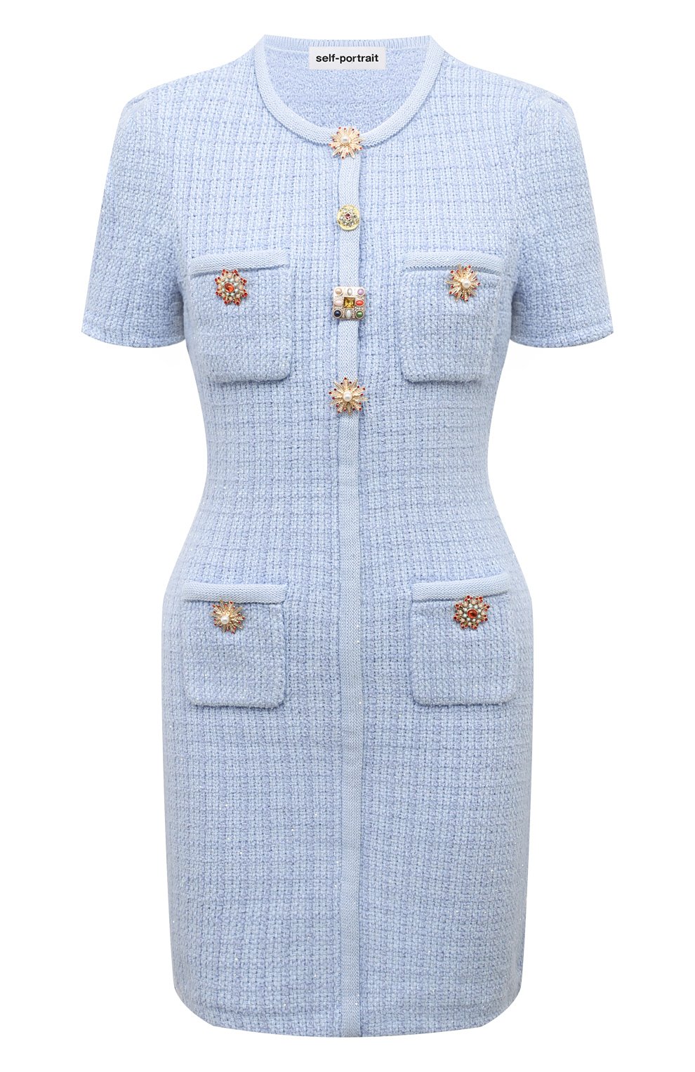 Платье SELF-PORTRAIT, арт. PF24-041SA-BL, фото 1