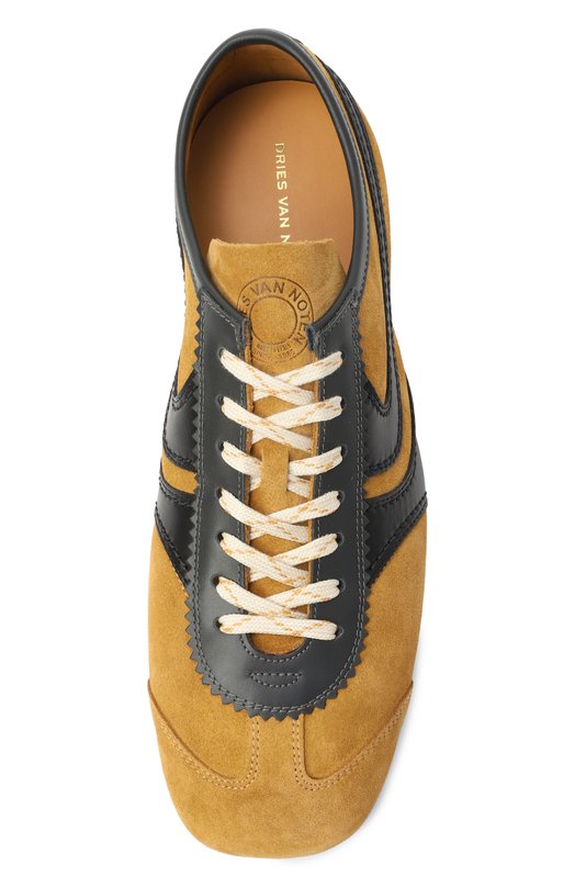 Замшевые кеды Dries Van Noten 021726-126-103 Коричневый  021726-126-103 Фото 6