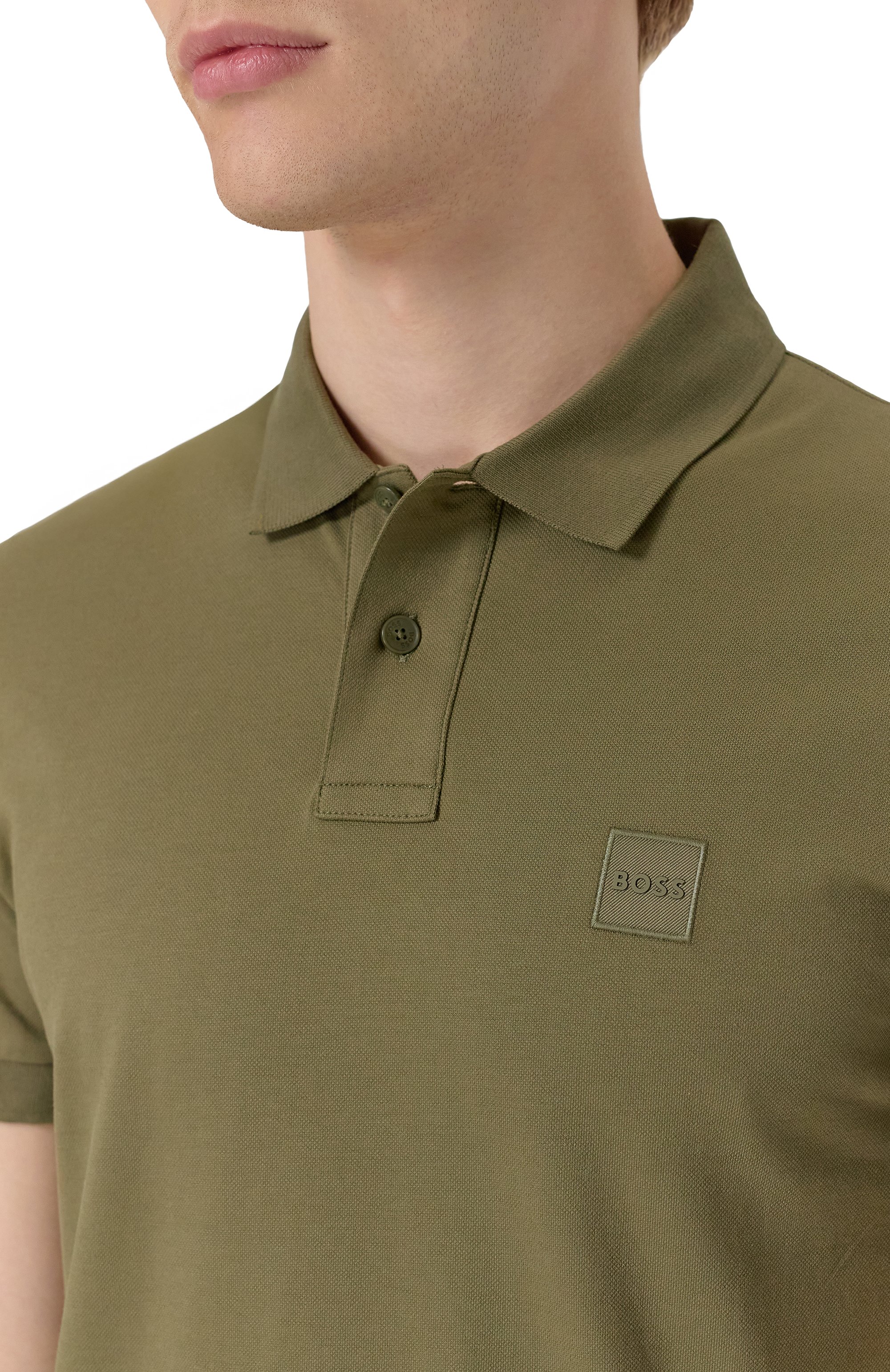 Хлопковое поло BOSS ORANGE, арт. 50507803, фото 5