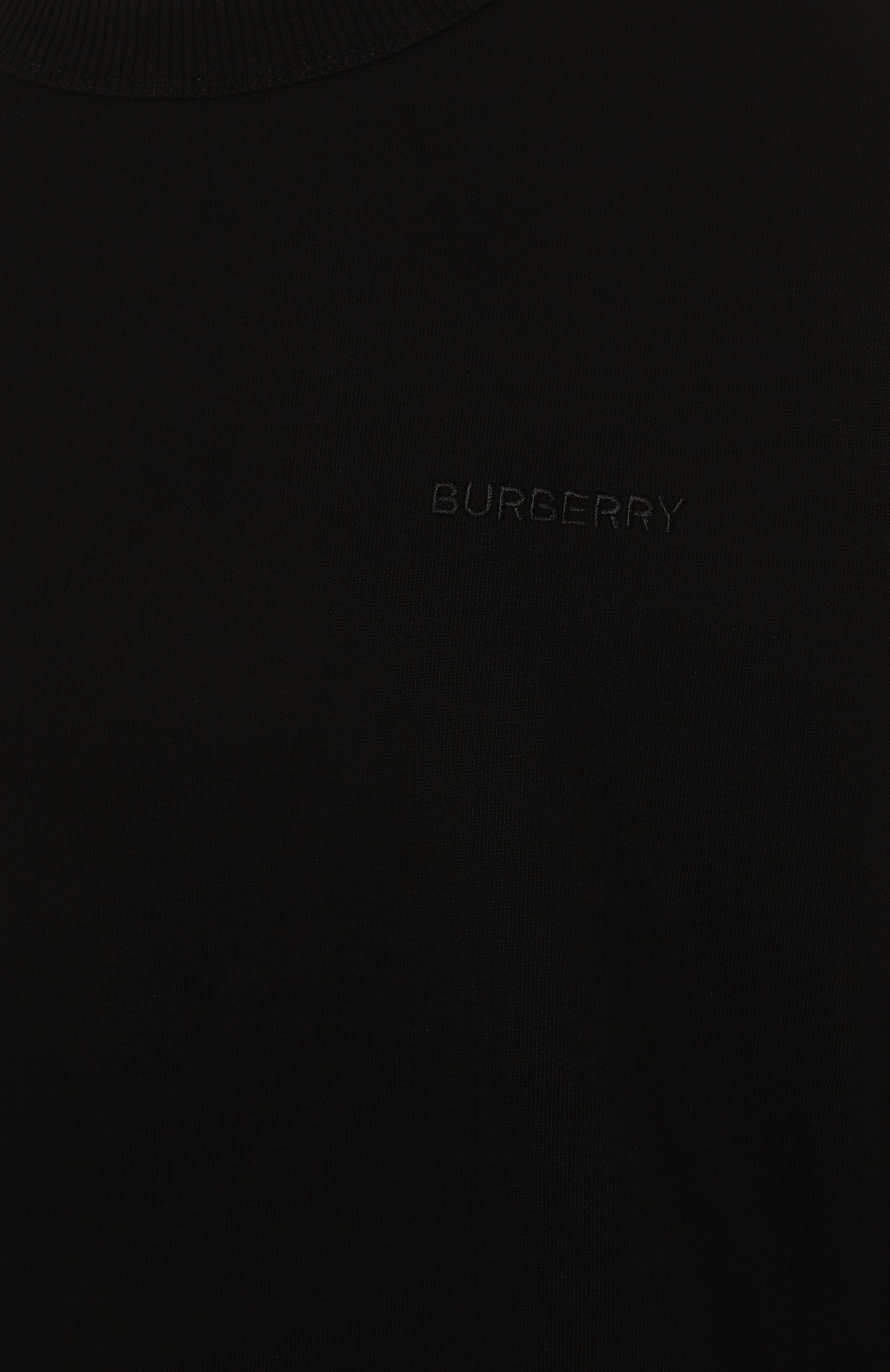 Хлопковый свитшот BURBERRY, арт. 8070680, фото 5