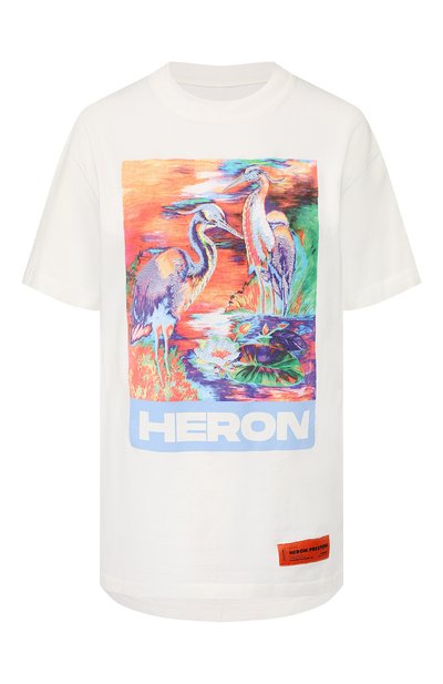 Женская хлопковая футболка HERON PRESTON, арт. HWAA015R209140130188