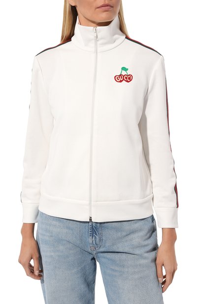 Толстовка GUCCI белого цвета по цене 128160 руб., арт. 625025 XJCUI, фото 3 Толстовка GUCCI, арт. 625025 XJCUI, фото 3