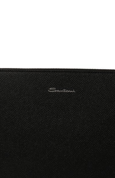 Кожаный футляр для документов SANTONI черного цвета по цене 69950 руб., арт. UFPGA2519F0-ANCF, фото 2 Кожаный футляр для документов SANTONI, арт. UFPGA2519F0-ANCF, фото 2