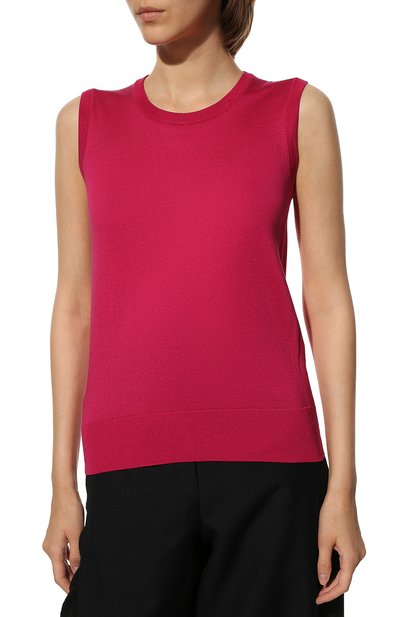 Шелковый топ DOLCE & GABBANA, арт. FX183T/JASEF/0UTLET AW22-23, фото 3