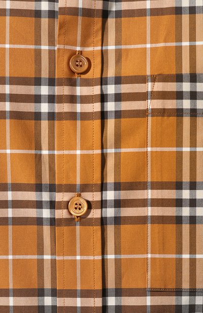 Хлопковая рубашка BURBERRY, арт. 8025844, фото 5