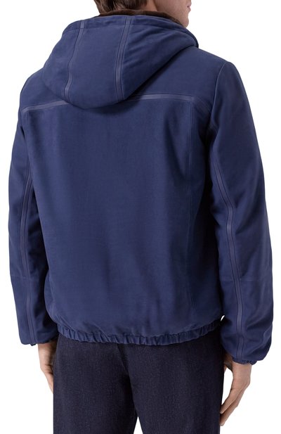 Кожаный бомбер с подкладкой из кролика STEFANO RICCI, арт. M7J5300500/MK0TG, фото 4