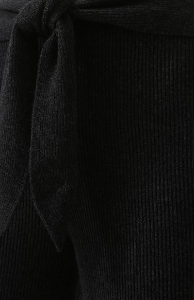 Укороченные вязаные брюки с поясом NANUSHKA, арт. TIGRE_CHARC0AL, фото 5