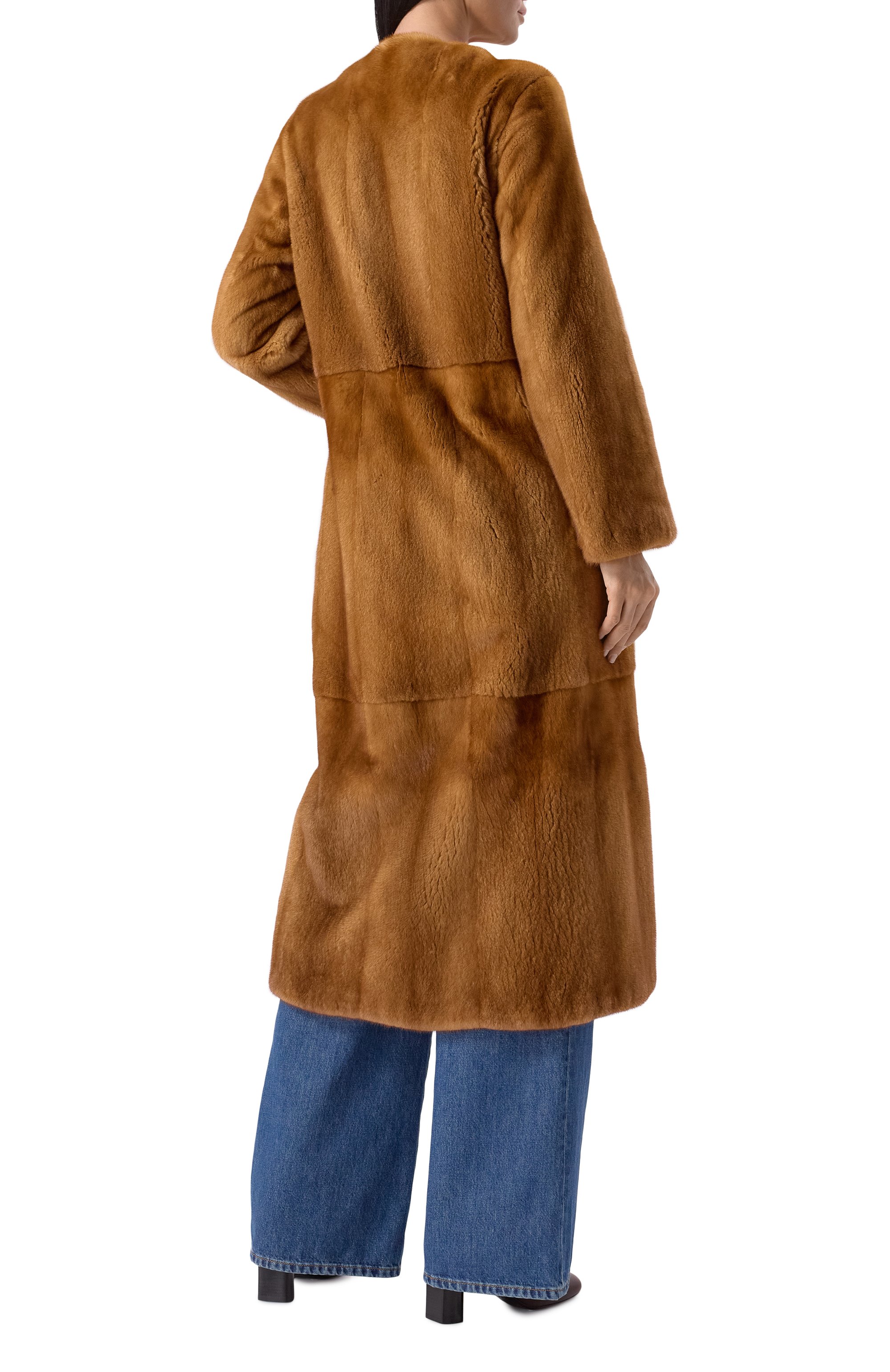 Шуба из меха норки GIULIA GURMAN, арт. J3NG, фото 4