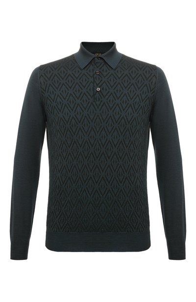 Мужская поло из шерсти и шелка ZILLI, арт. KBP001M0230VRHB00