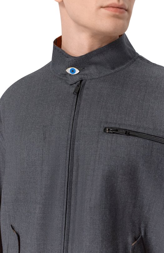 Шерстяной бомбер Undercover UC2E4211 Серый  UC2E4211 Фото 5