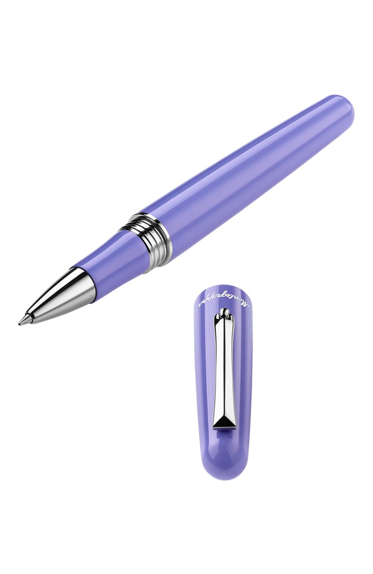 Ручка-роллер MONTEGRAPPA сиреневого цвета, арт. ISEORRAV | Фото 3 (Нос: Не проставлено; Региональные ограничения белый список (Axapta Mercury): Не проставлено; Материал сплава: Сталь; Ограничения доставки: m-style)