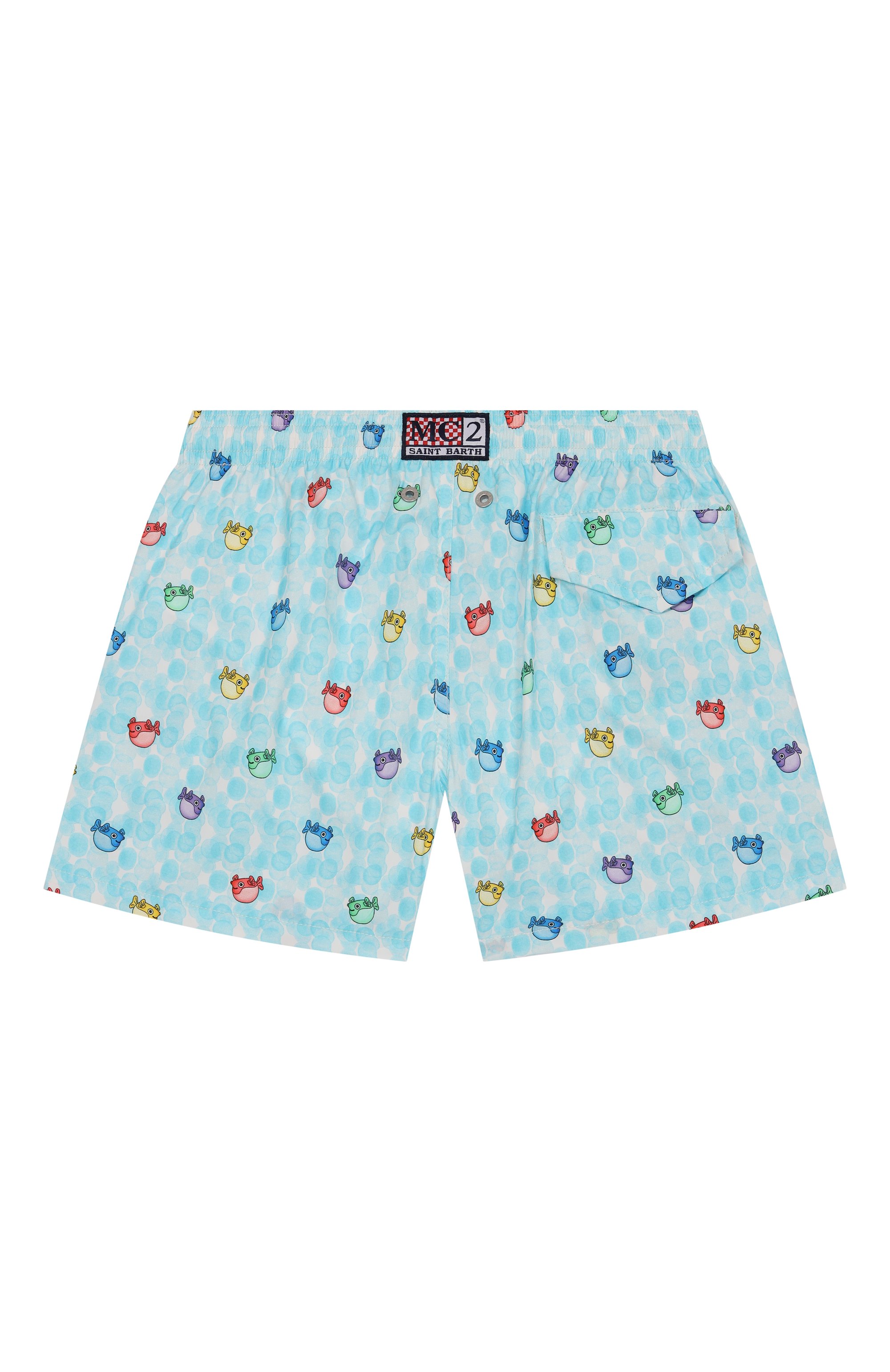 Плавки-шорты MC2 SAINT BARTH светло-голубого цвета по цене 9900 руб., арт. STBK C0MF0RT LIGHT JR/C0M0010, фото 2 Плавки-шорты MC2 SAINT BARTH, арт. STBK C0MF0RT LIGHT JR/C0M0010, фото 2