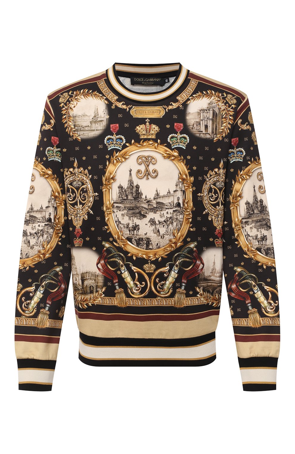 Хлопковый свитшот DOLCE & GABBANA, арт. I9493M/HI7E8, фото 1