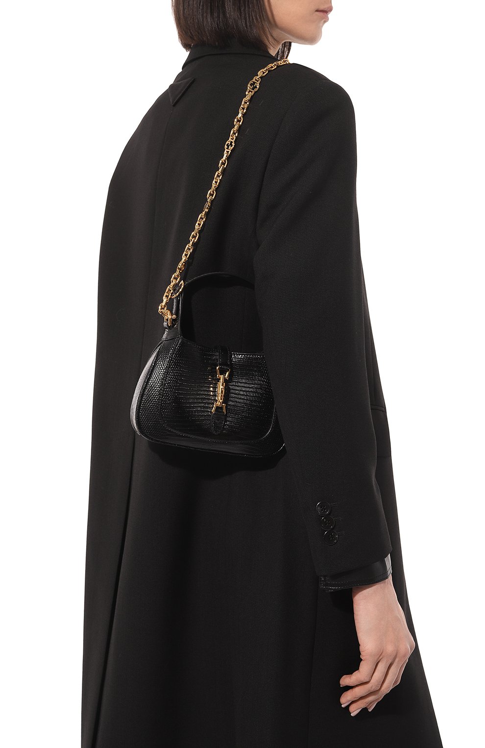Сумка jackie 1961 mini из кожи ящерицы GUCCI, арт. 675799 LUZ0G, фото 2