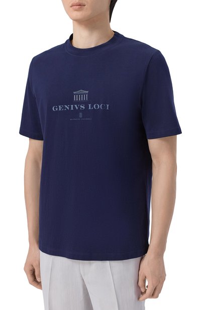 Хлопковая футболка BRUNELLO CUCINELLI, арт. M0B138520W, фото 3