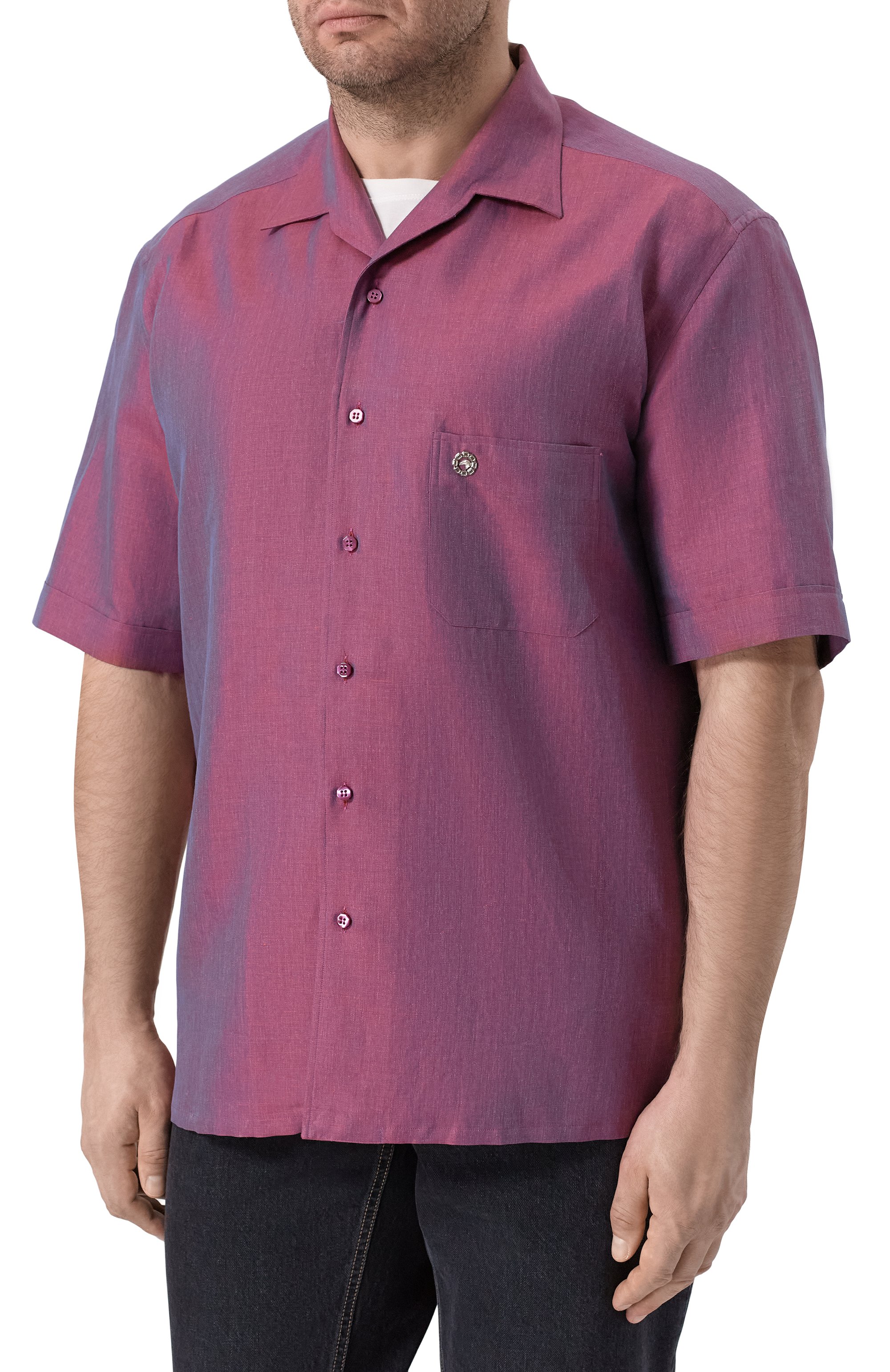 Рубашка STEFANO RICCI розового цвета по цене 110000 руб., арт. MC008172/R3166, фото 3 Рубашка STEFANO RICCI, арт. MC008172/R3166, фото 3