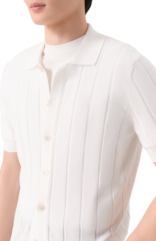 Хлопковая рубашка Gran Sasso 57143/20634 Белый  57143/20634 Фото 5