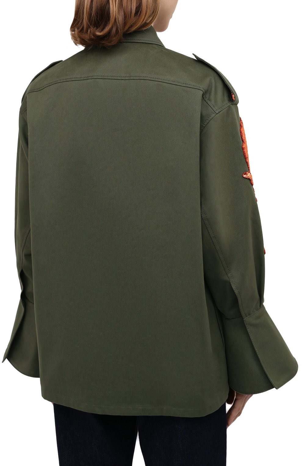 Хлопковая куртка VALENTINO, арт. UB3CJ1K52C0, фото 4