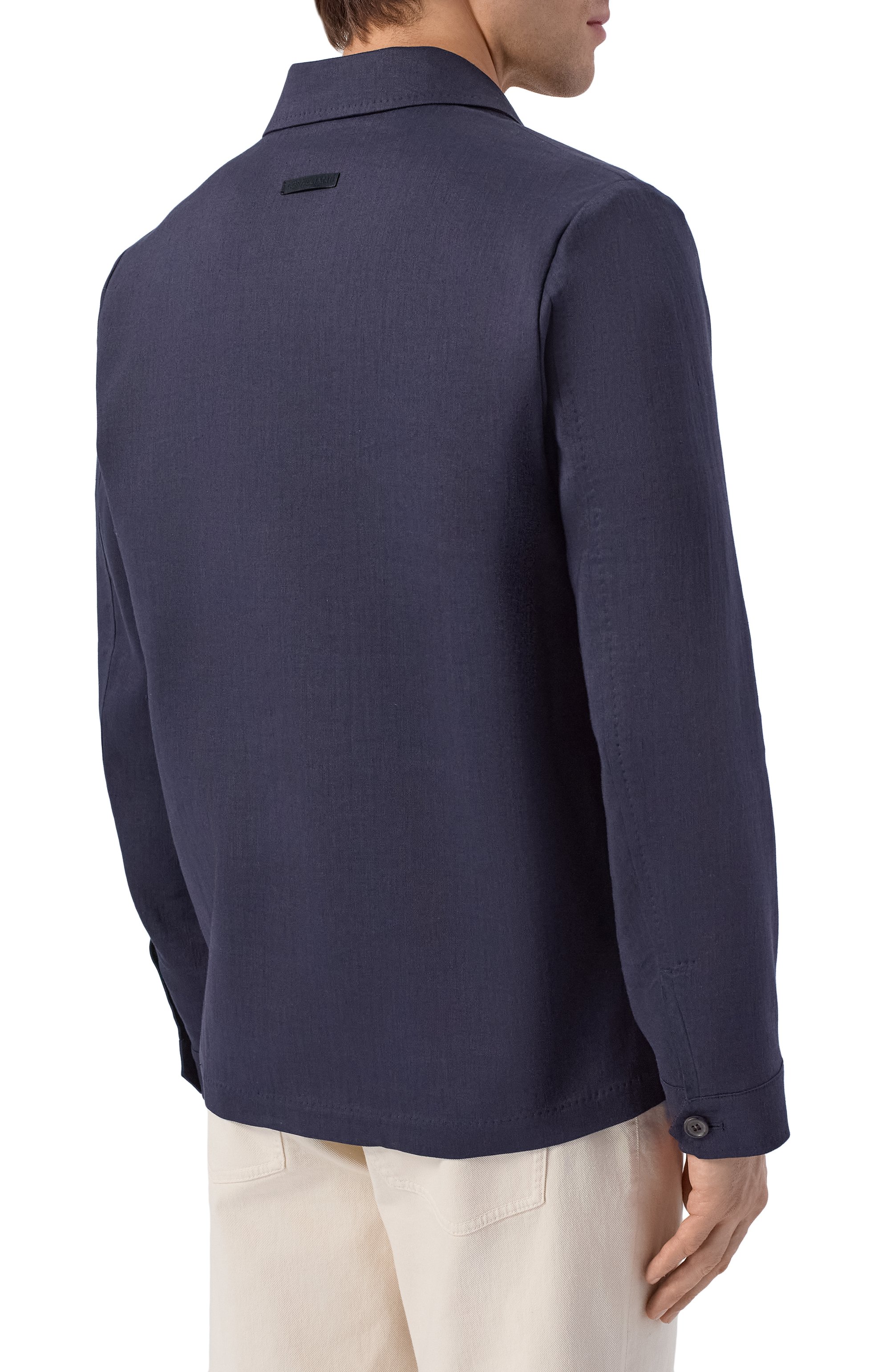 Куртка изо льна и шерсти CORNELIANI, арт. 27LI53/2718468, фото 4