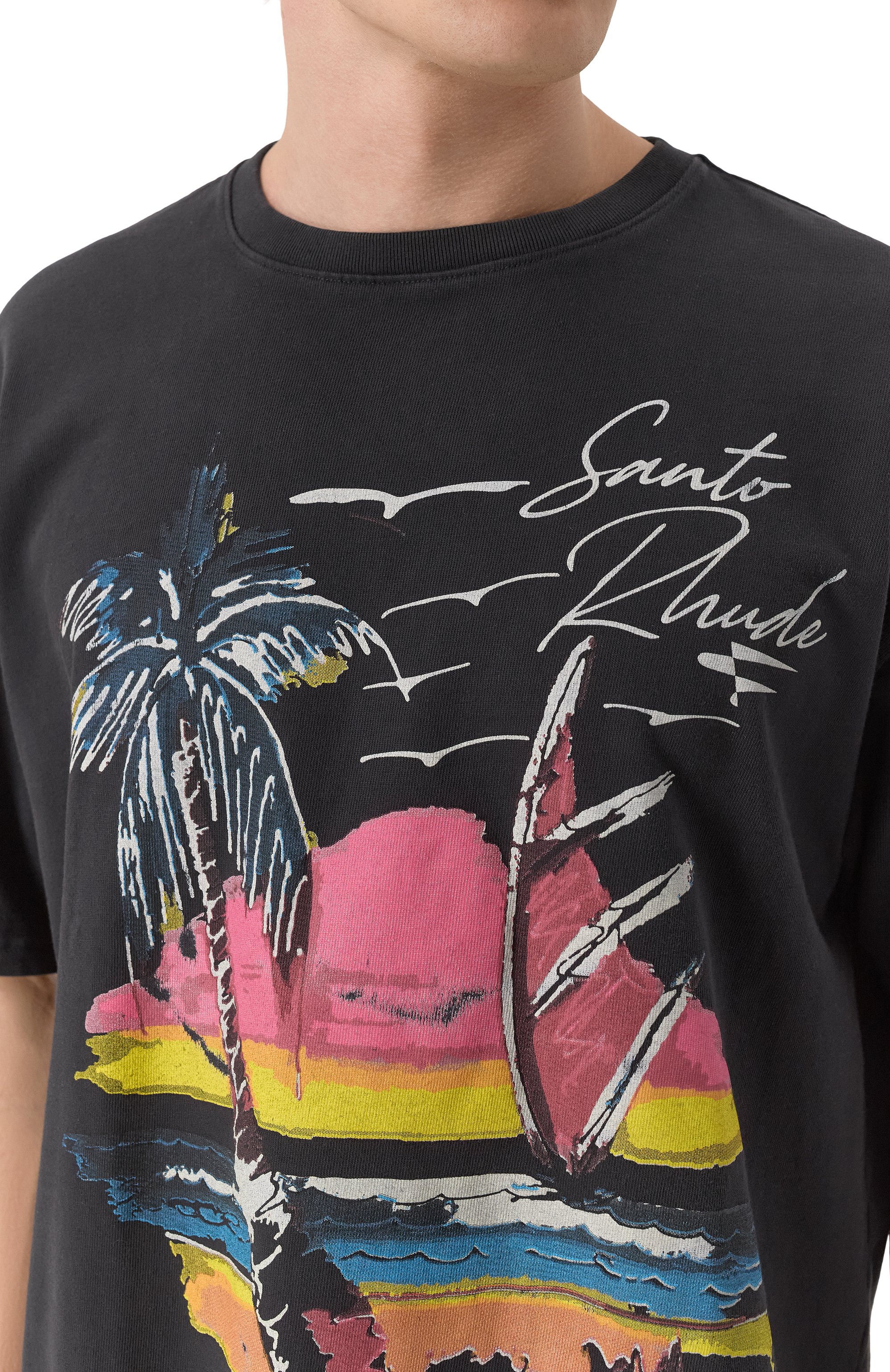 Хлопковая футболка RHUDE, арт. RHPS25TT04012, фото 5