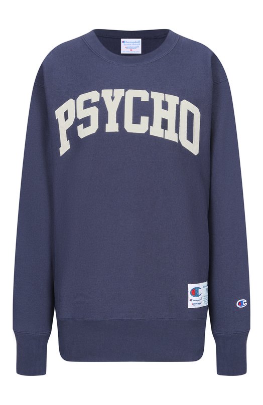 Хлопковый свитшот UNDERCOVER x Champion Undercover UC2E9801 Синий UC2E9801