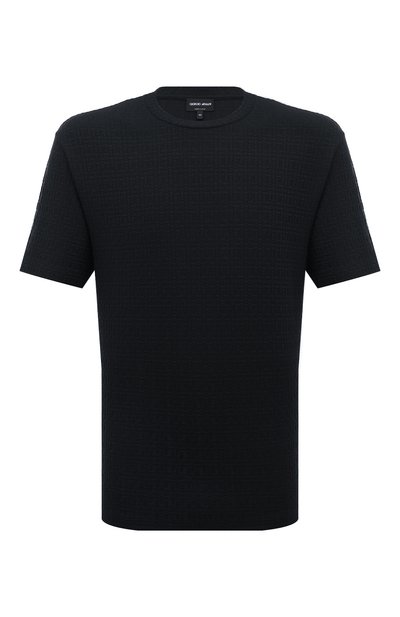 Мужская футболка из вискозы и кашемира GIORGIO ARMANI, арт. 3DSM71/SJGUZ