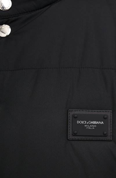 Жилет DOLCE & GABBANA черного цвета по цене 92400 руб., арт. G90Q9T/HUMEQ, фото 5 Жилет DOLCE & GABBANA, арт. G90Q9T/HUMEQ, фото 5