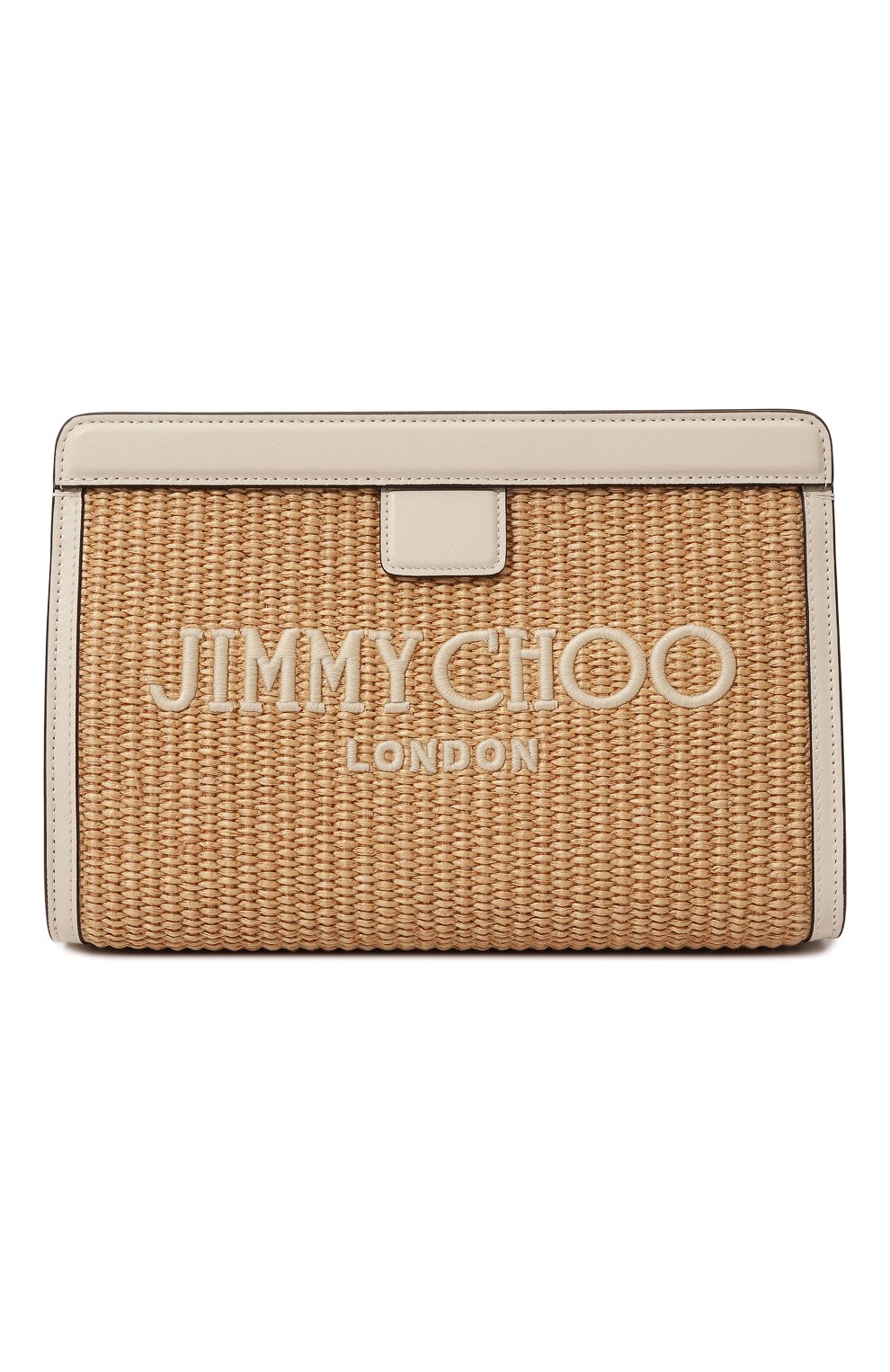Женский бежевый клатч avenue JIMMY CHOO купить в интернет-магазине ЦУМ ...