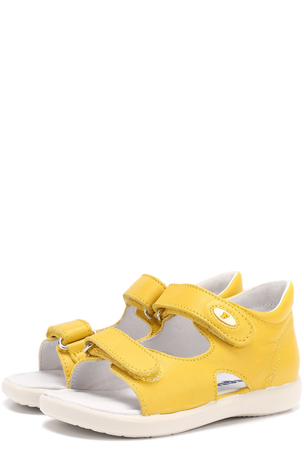 Кожаные сандалии с застежками велькро FALCOTTO, арт. 0011500594/01, фото 1