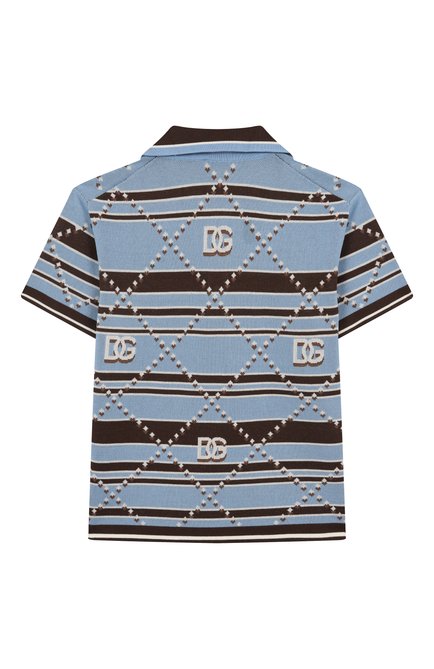Хлопковое поло DOLCE & GABBANA, арт. L4KWH4/JBCHG/8-12+