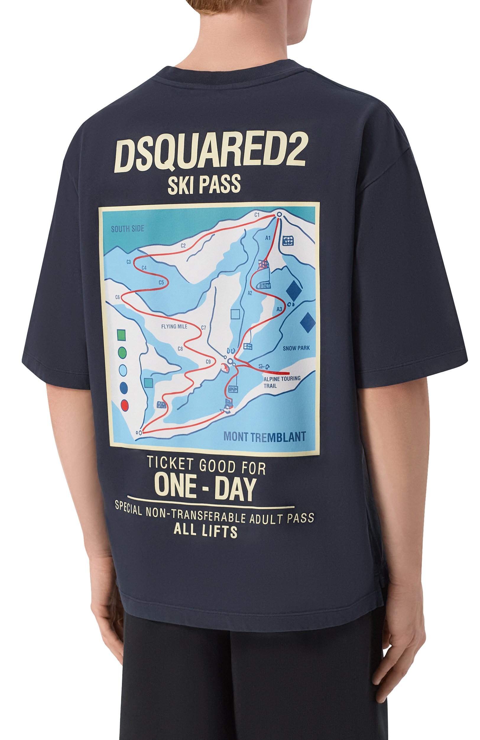 Хлопковая футболка DSQUARED2, арт. S71GD1680/D20049, фото 4