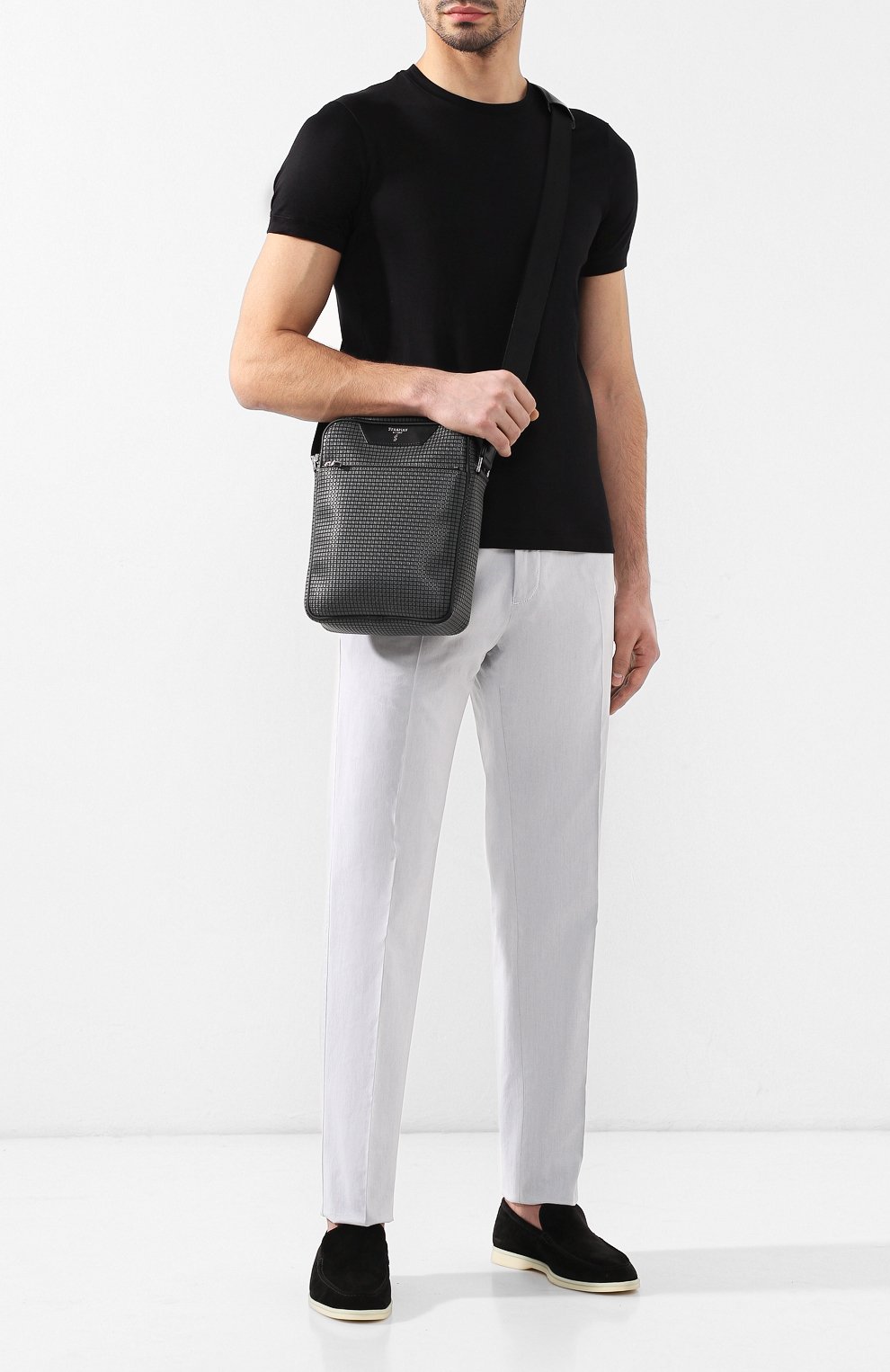 Сумка-планшет с кожаной отделкой SERAPIAN, арт. SSTGAMLL6799M19B, фото 2