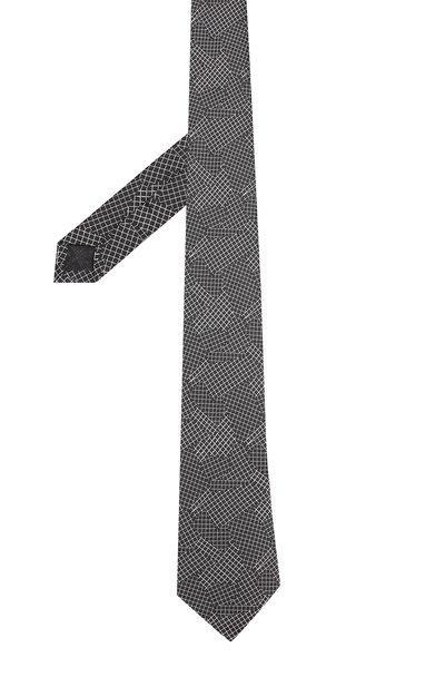 Шелковый галстук с узором TURNBULL & ASSER, арт. TIE002-BB206, фото 2