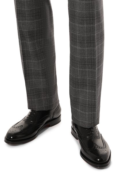 Кожаные оксфорды colin SANTONI, арт. MCCG17836PD5H0BRN01, фото 3