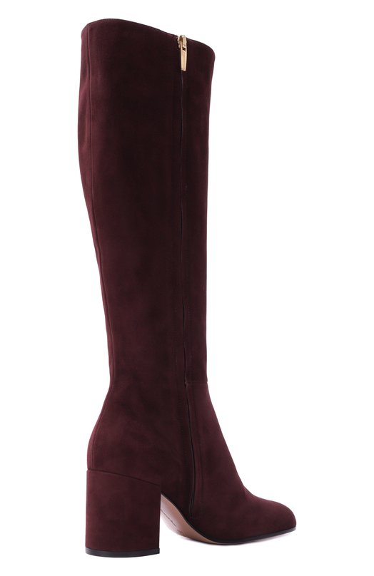 Замшевые сапоги Joelle 70 Gianvito Rossi G80293.70RIC.C45B0UR Бордовый  G80293.70RIC.C45B0UR Фото 5