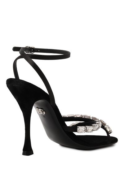 Текстильные босоножки keira 105 DOLCE & GABBANA, арт. CR1821/A6I68, фото 4