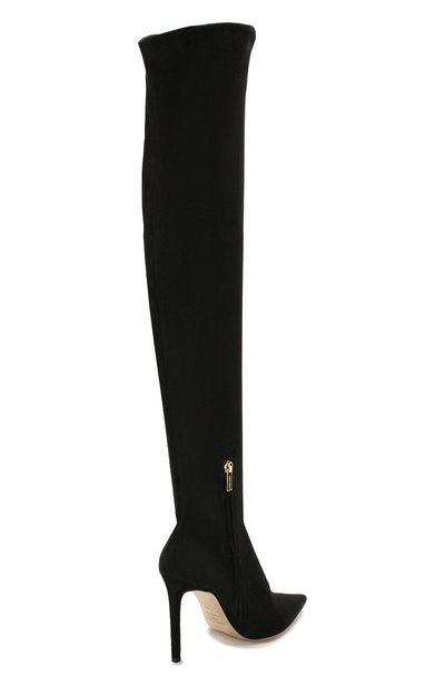 Замшевые ботфорты brisa 100 JIMMY CHOO, арт. BRISA 100/SSU, фото 4