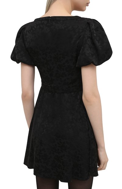 Шелковое платье SAINT LAURENT, арт. 647954/Y7B33, фото 4