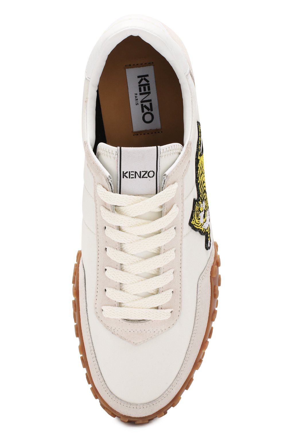 Текстильные кроссовки move KENZO белого цвета по цене 25850 руб., арт. F955SN122F54, фото 5 Текстильные кроссовки move KENZO, арт. F955SN122F54, фото 5