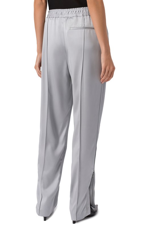 Атласные брюки Jil Sander J03KA0309/J65327 Голубой  J03KA0309/J65327 Фото 4
