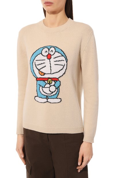 Шерстяной пуловер doraemon x gucci GUCCI, арт. 655654 XKBVW, фото 3