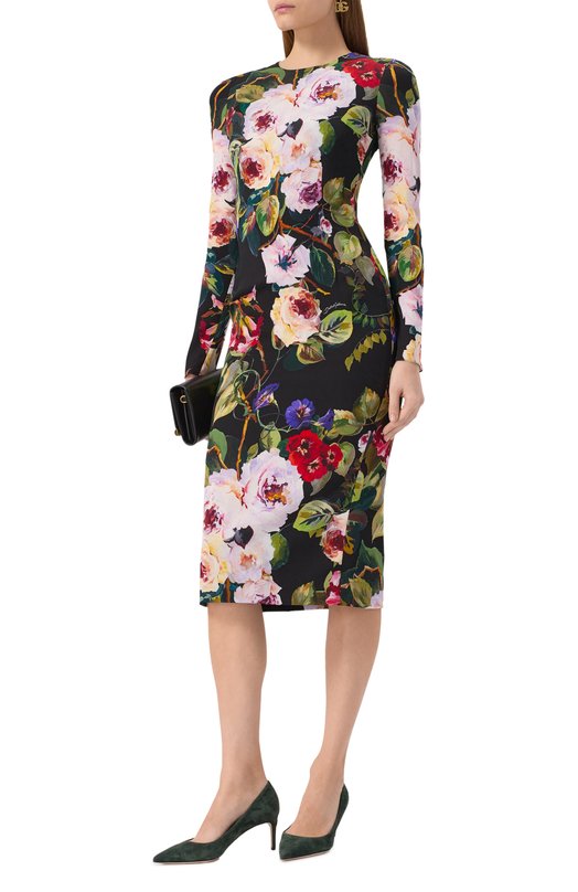 Замшевые туфли Cardinale 60 Dolce & Gabbana CD1839/B7260 Зелёный  CD1839/B7260 Фото 2