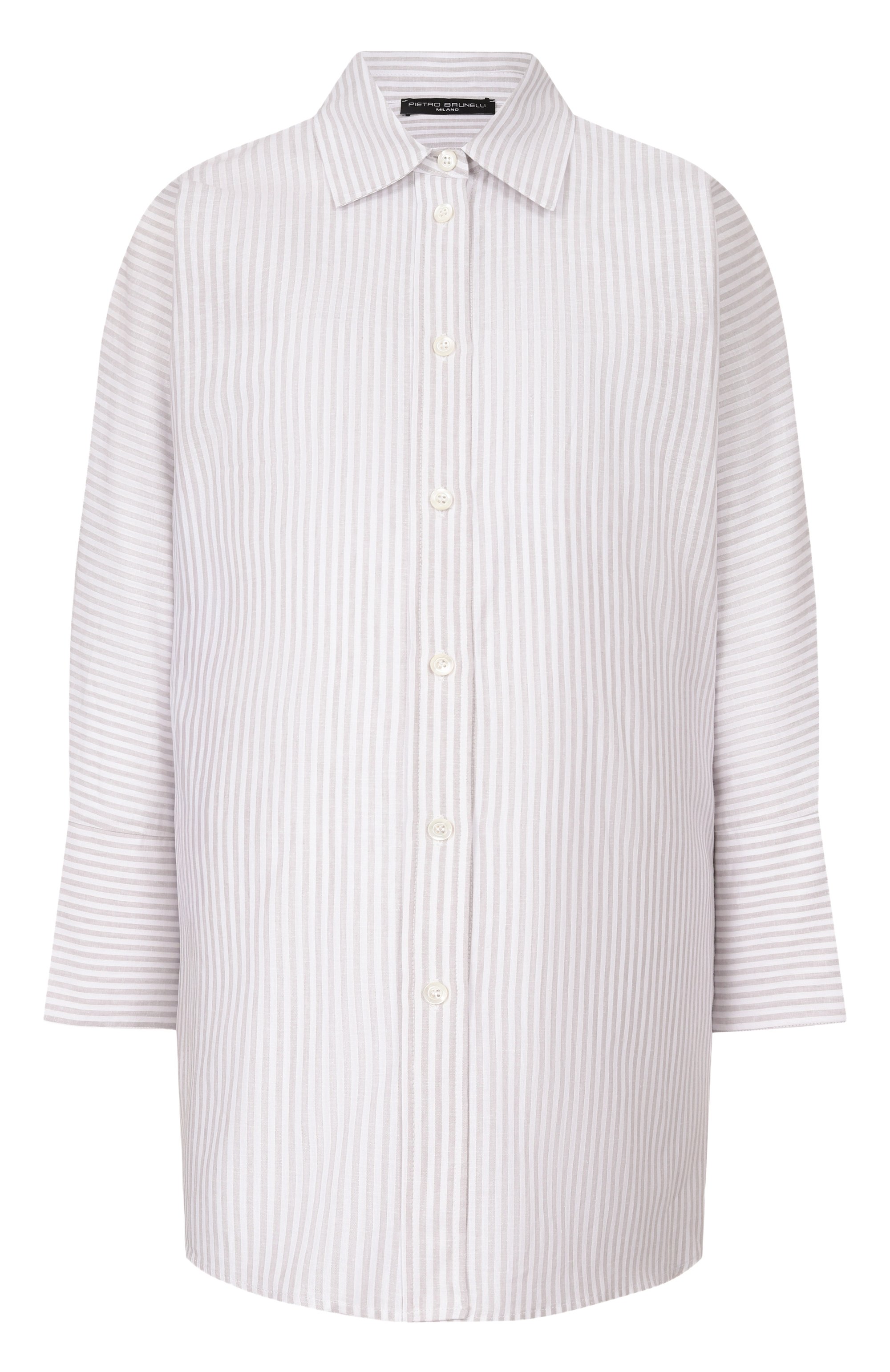 Рубашка изо льна и хлопка PIETRO BRUNELLI, арт. CA2514/LI0028, фото 1