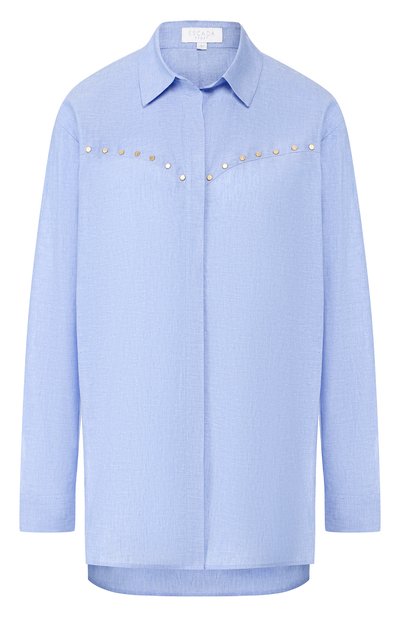 Женская рубашка из смеси хлопка и льна ESCADA SPORT, арт. 5029169