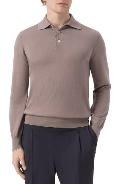 Хлопковое поло BRUNELLO CUCINELLI, арт. M29800135, фото 3